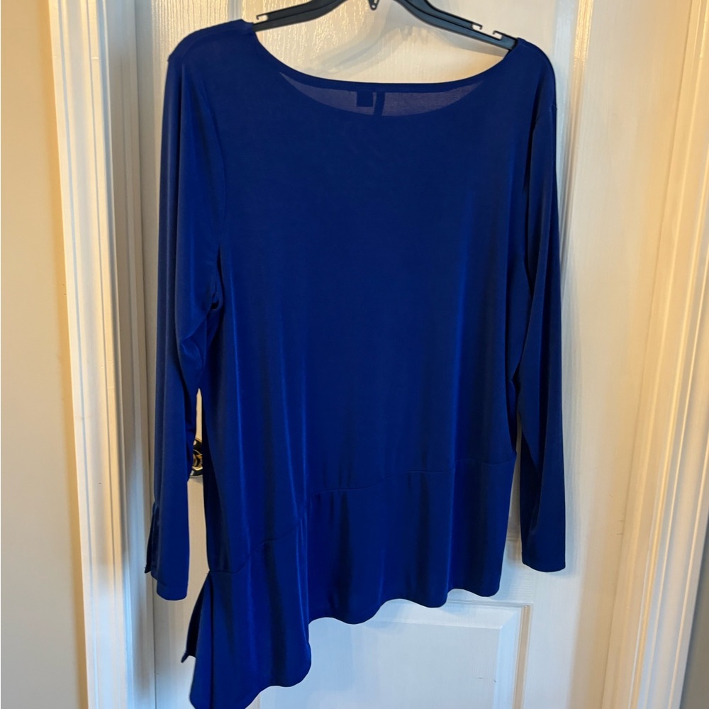 Elegant Blue Women's Top
